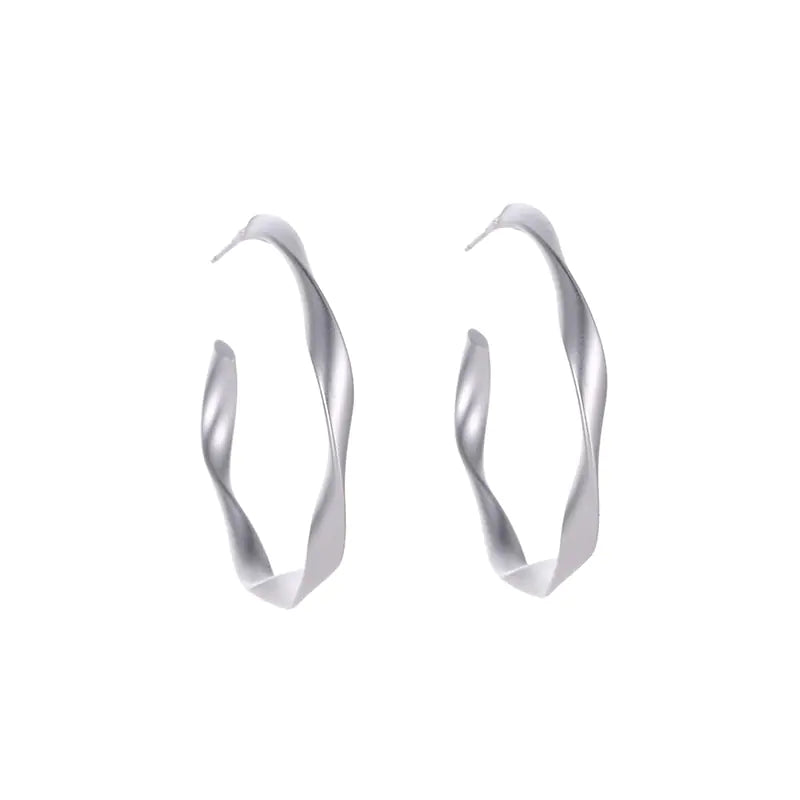 Geometric Hoop Earrings