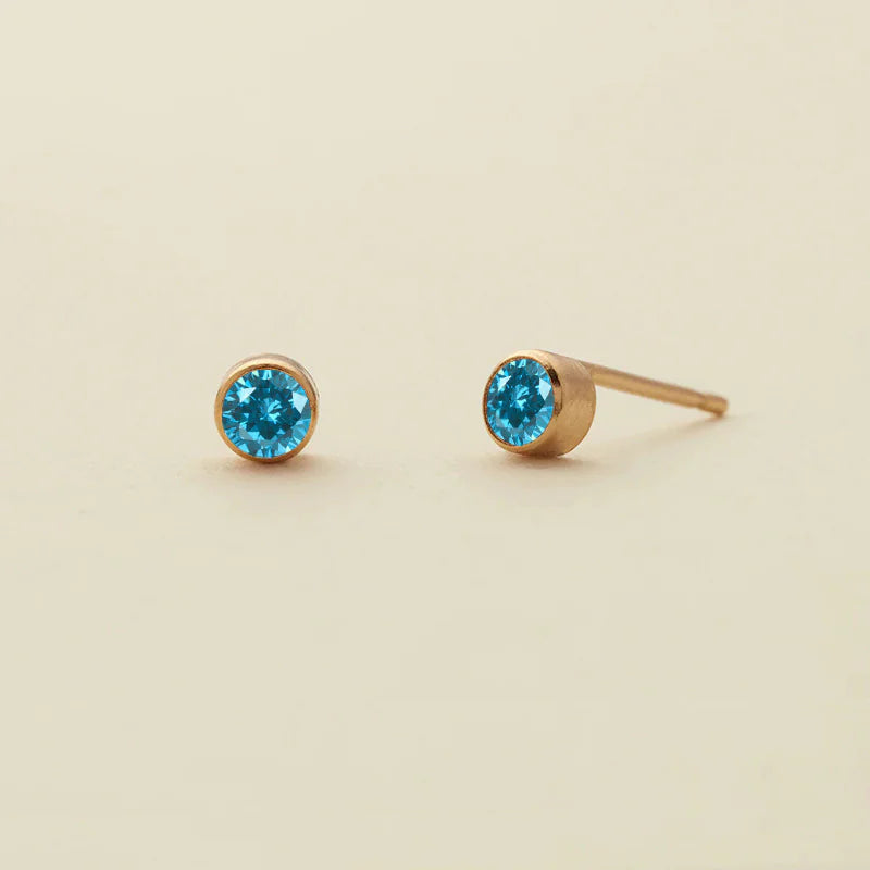 Amelia Birthstone Crystal Earrings