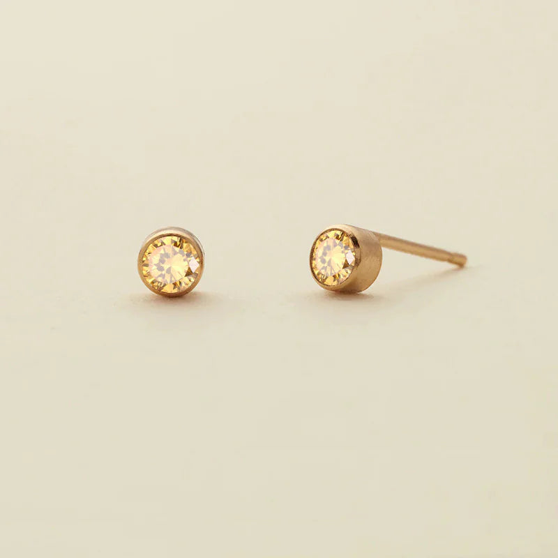 Amelia Birthstone Crystal Earrings