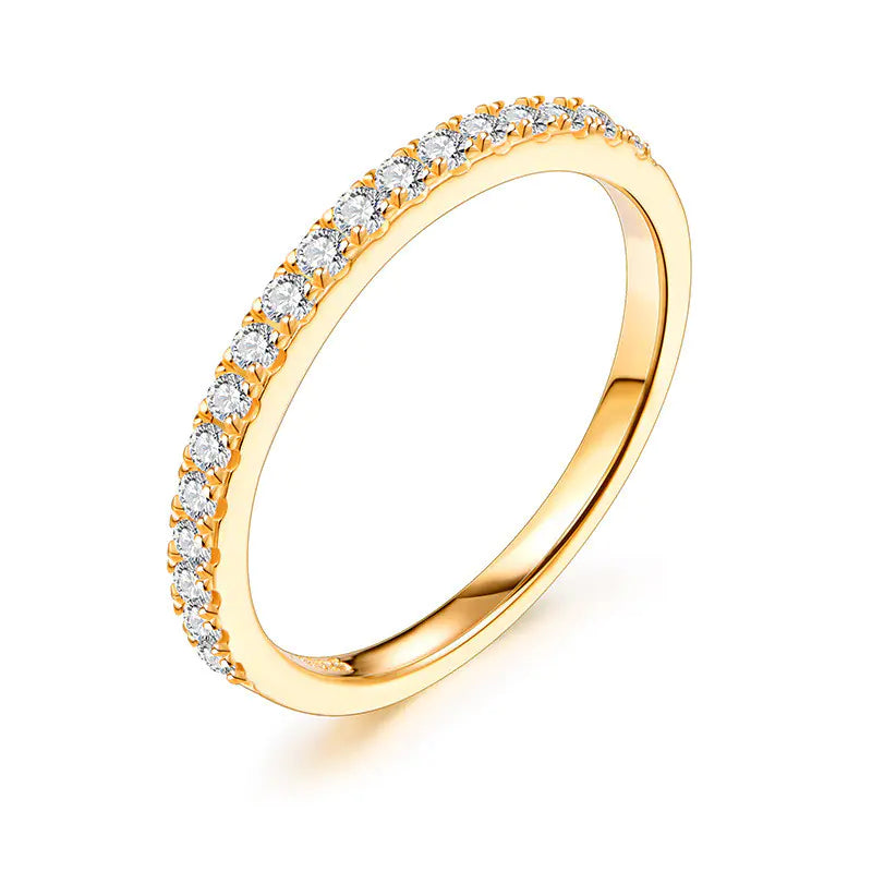 Sterling Silver Moissanite Ring
