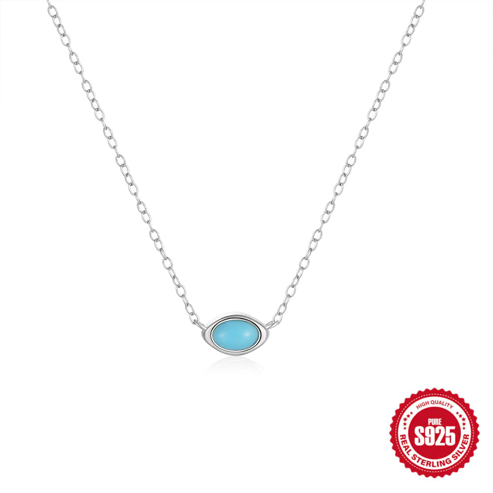Vintage Turquoise Pendant Necklace