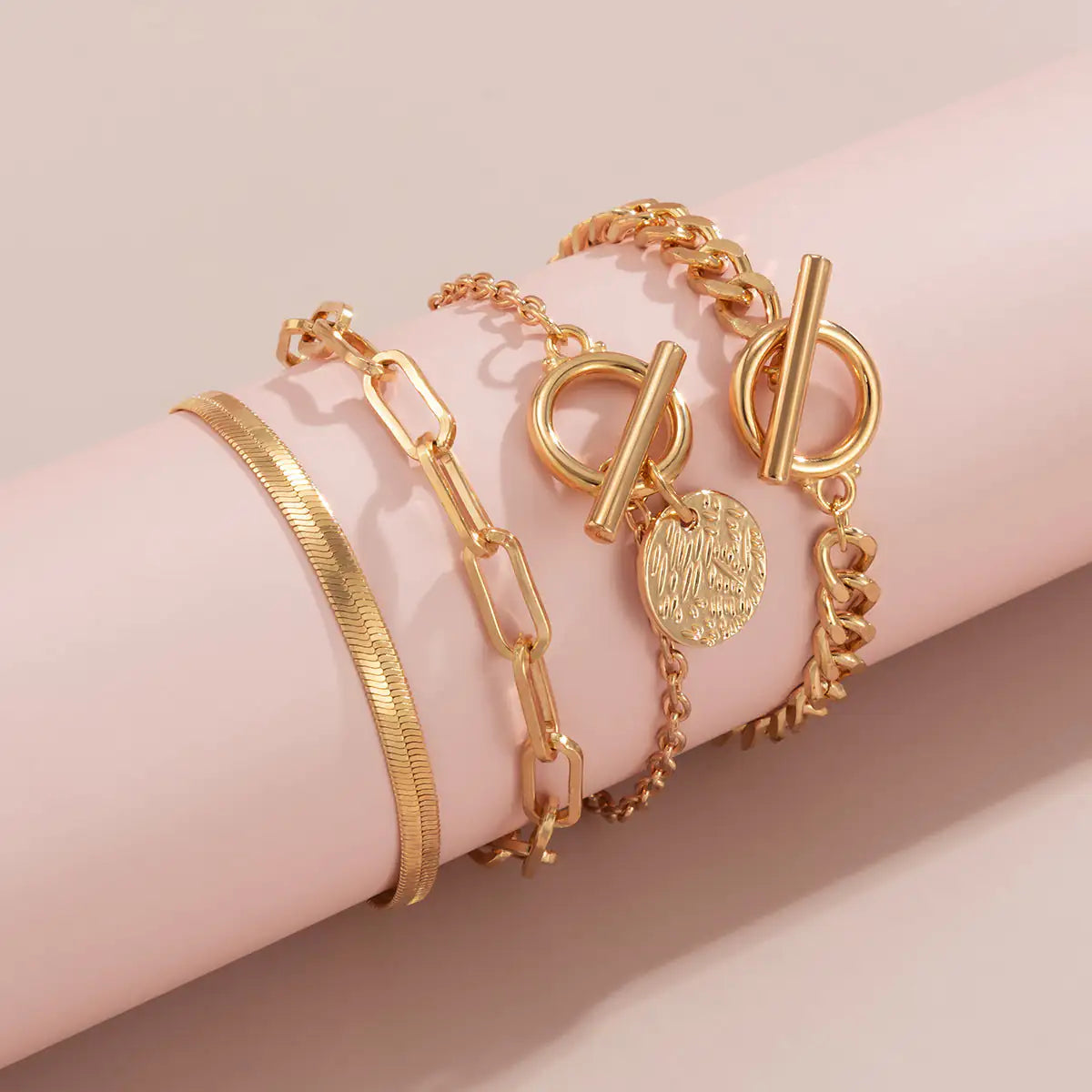 Metal Wind Hollow Chain Bracelet