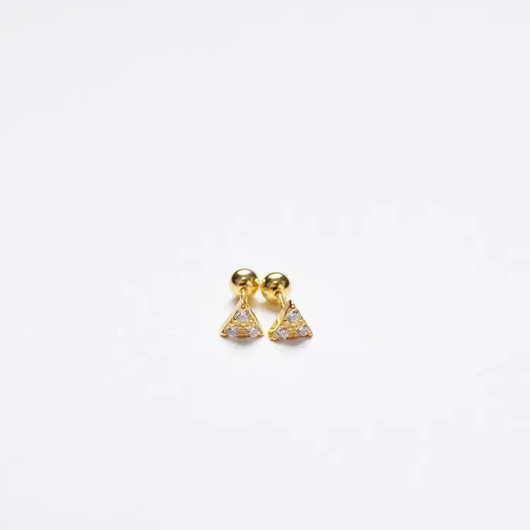 Triangle Stud Earrings