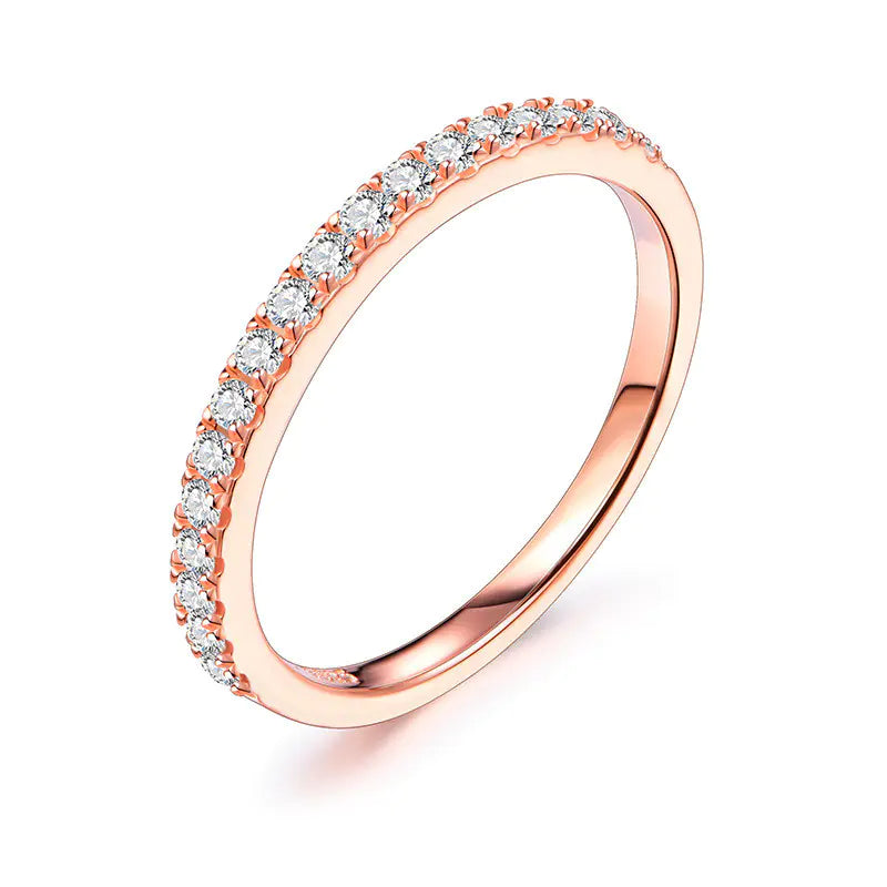 Sterling Silver Moissanite Ring