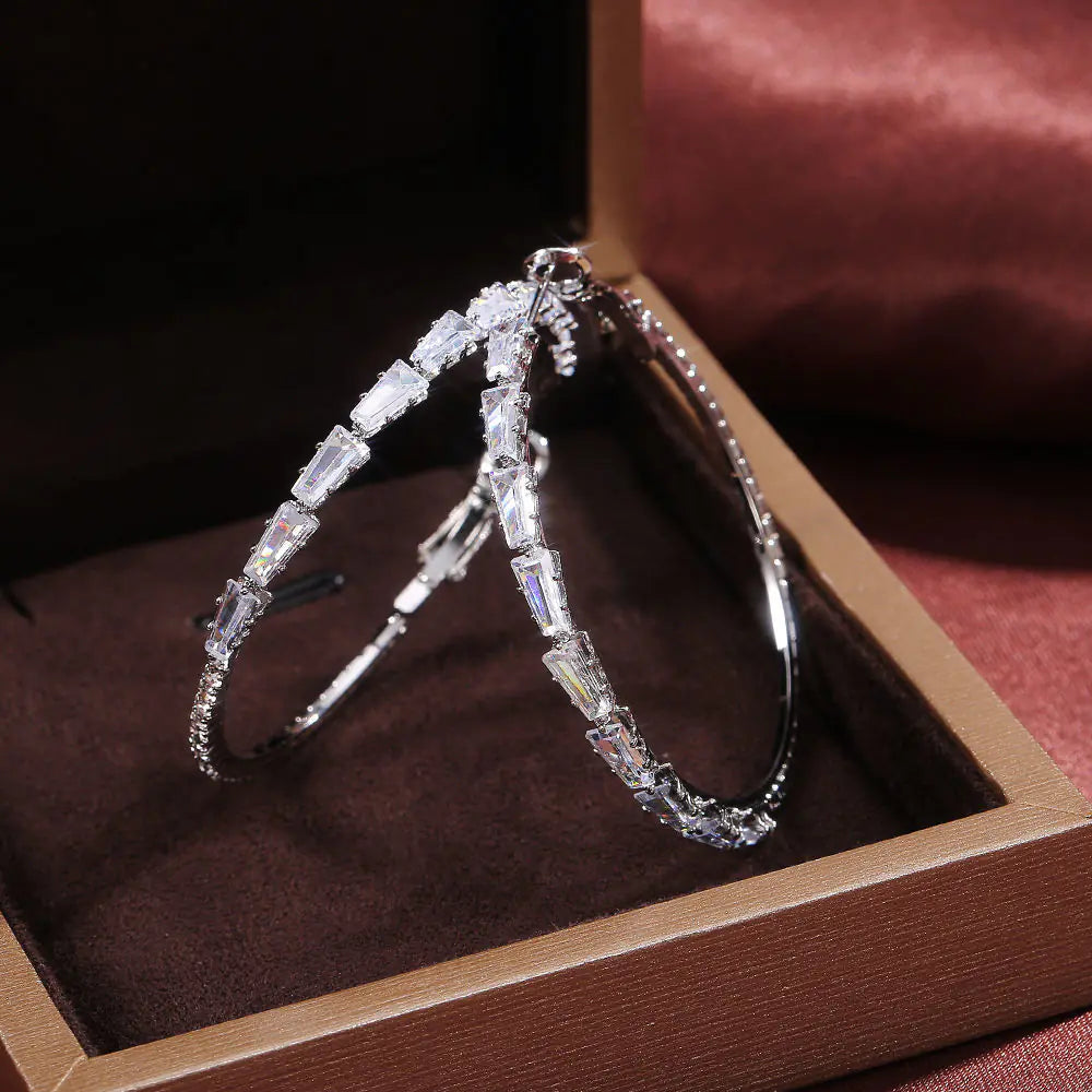 Studded Hoop Earrings