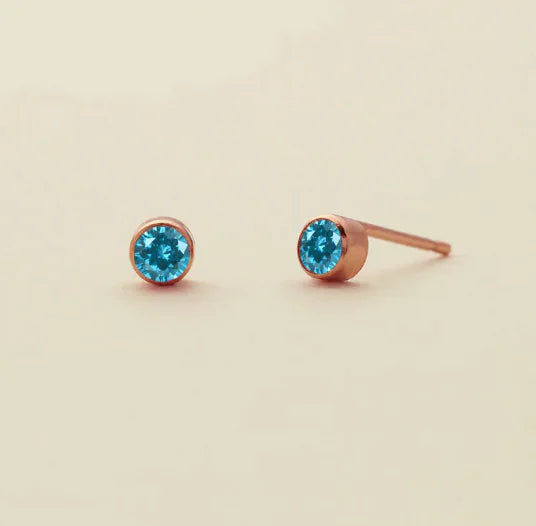 Amelia Birthstone Crystal Earrings