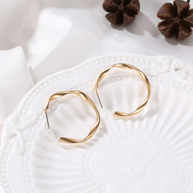 Geometric Hoop Earrings