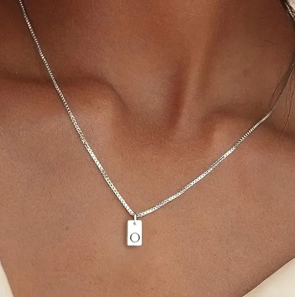 Initial Bar Necklace