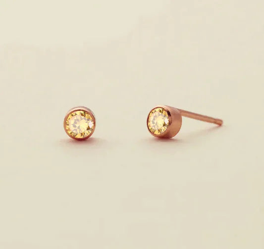 Amelia Birthstone Crystal Earrings