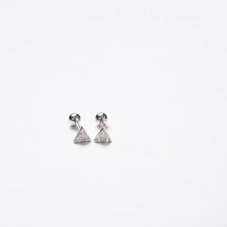 Triangle Stud Earrings