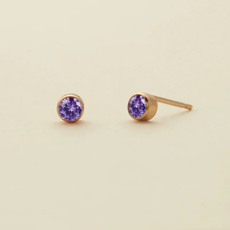 Amelia Birthstone Crystal Earrings