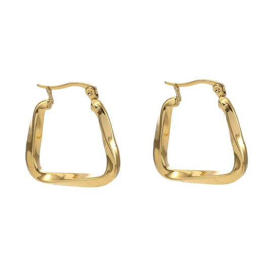 Geometric Hoop Earrings