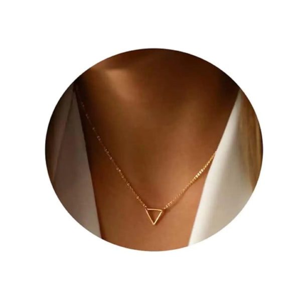 Dainty Triangle Necklace
