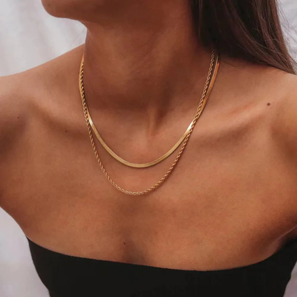 Double Chain Necklace