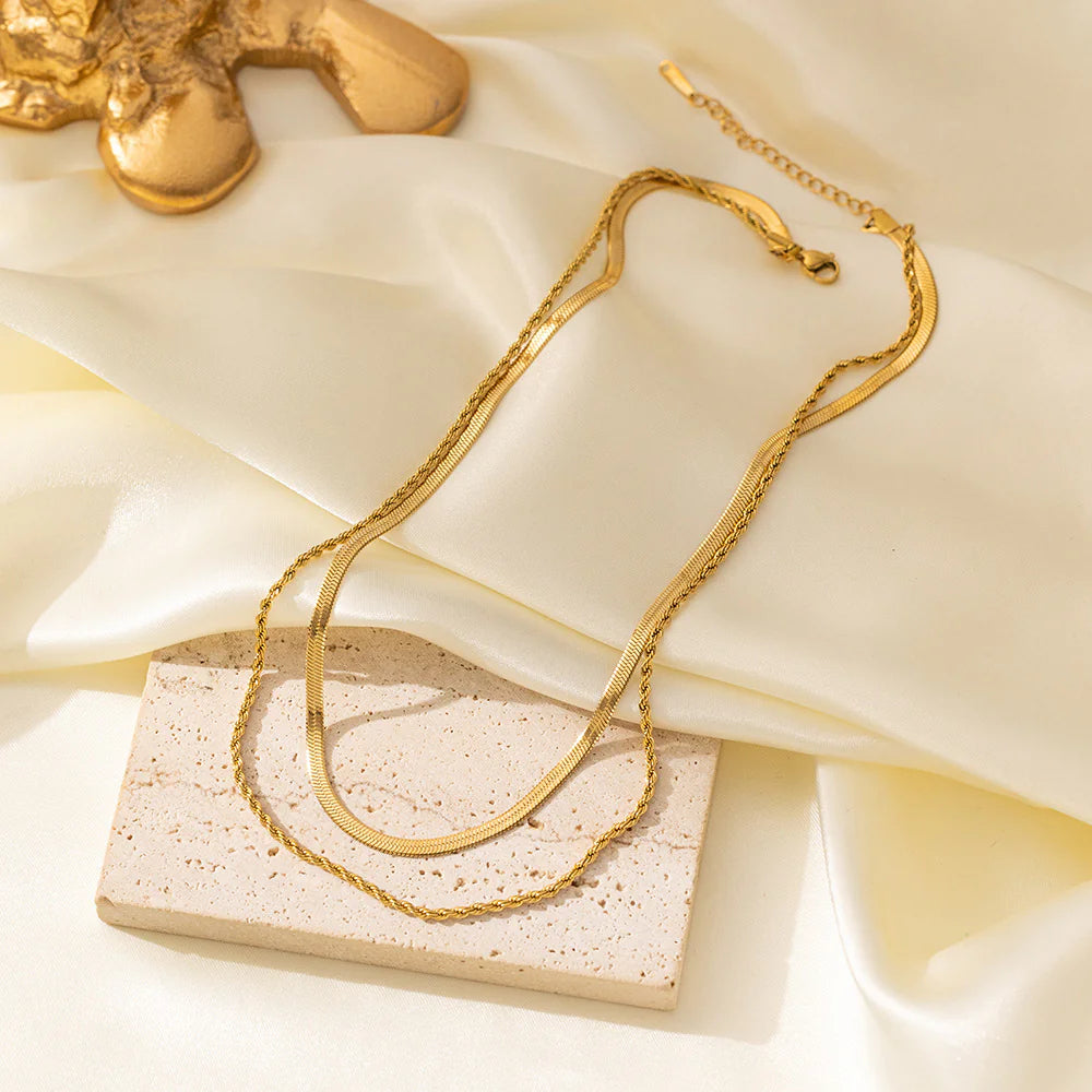 Double Chain Necklace