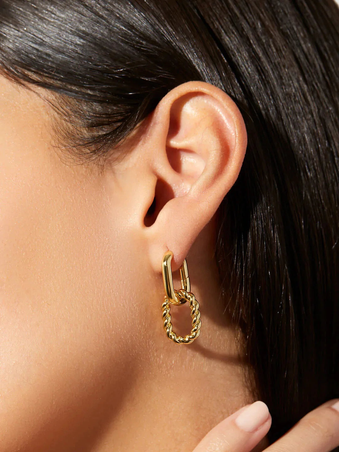 Double Ring Earrings
