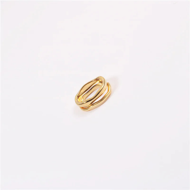 Wavy Gold Ring