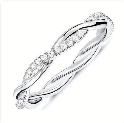 Twisted Diamond Ring