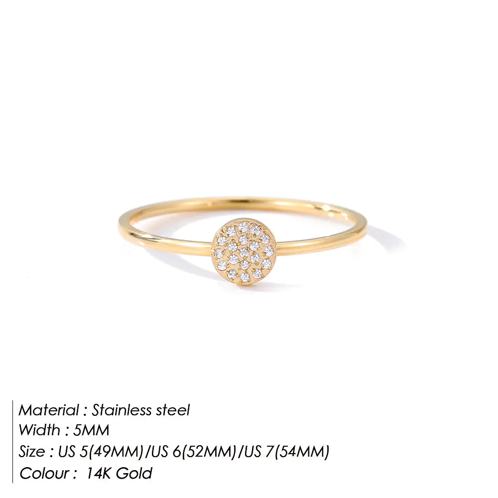 Dainty Solitaire Ring