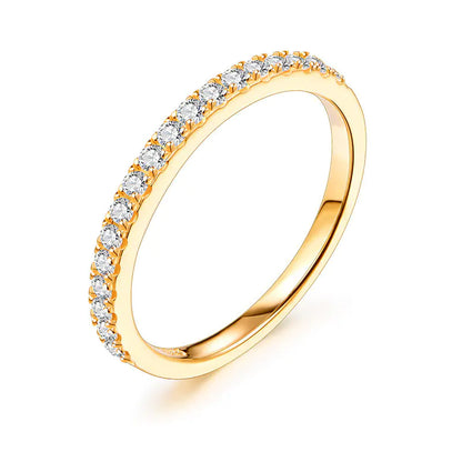 Sterling Silver Moissanite Ring