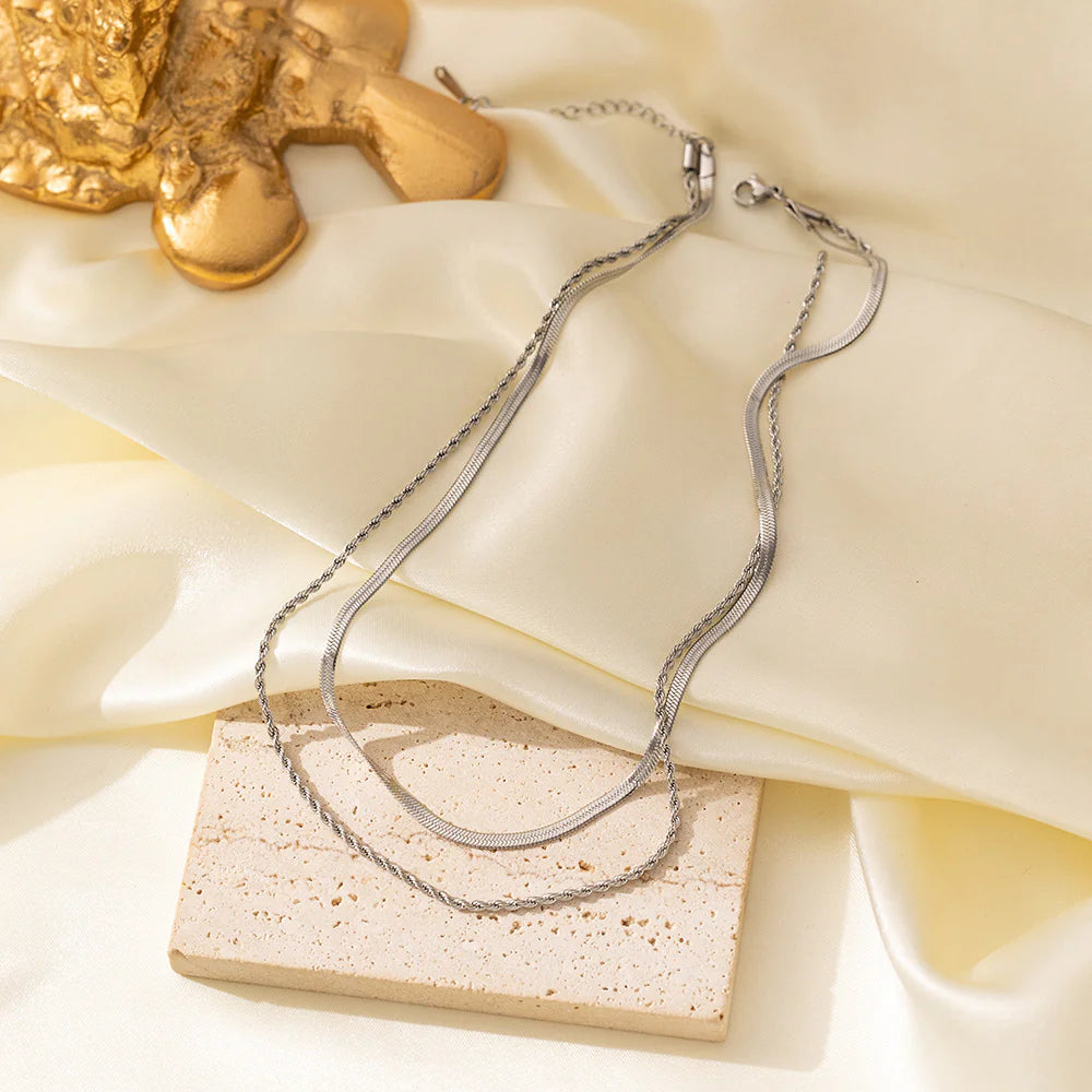 Double Chain Necklace