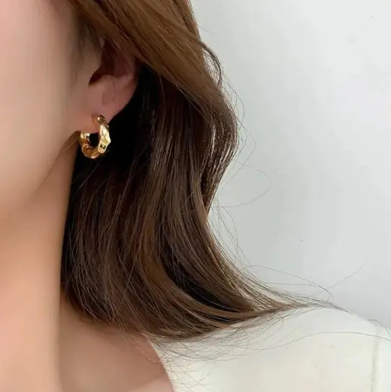 Chunky Texture Earrings