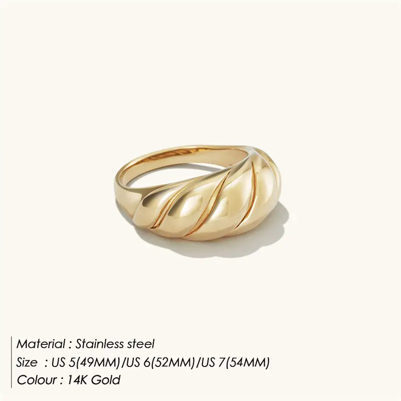 Chunky Gold-Plated Ring