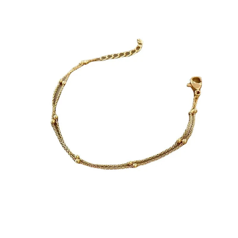 Double Layer Beads Bracelet