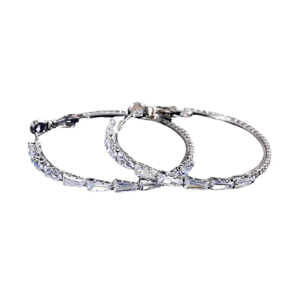 Studded Hoop Earrings