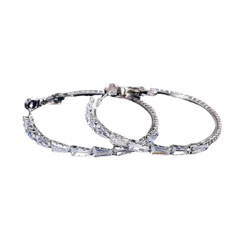 Studded Hoop Earrings