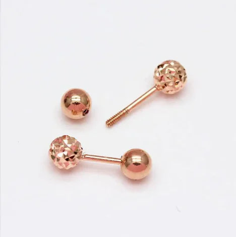 Elegant Minimalist Ball Stud Earrings