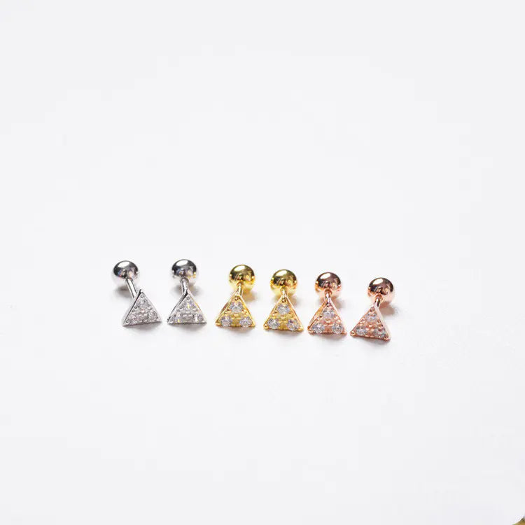 Triangle Stud Earrings