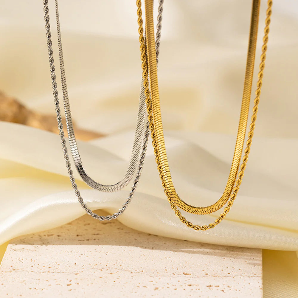 Double Chain Necklace