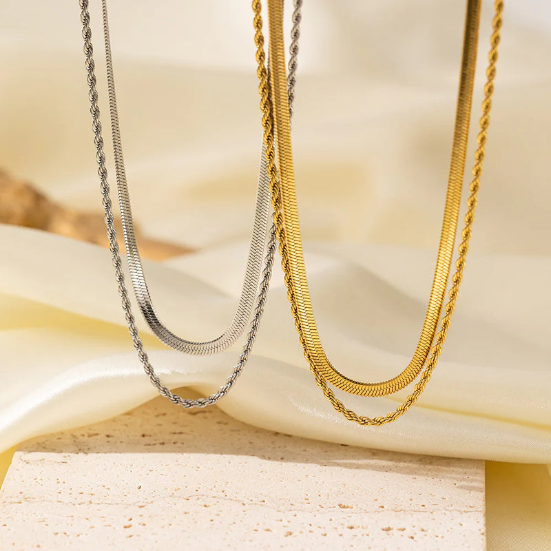Double Chain Necklace