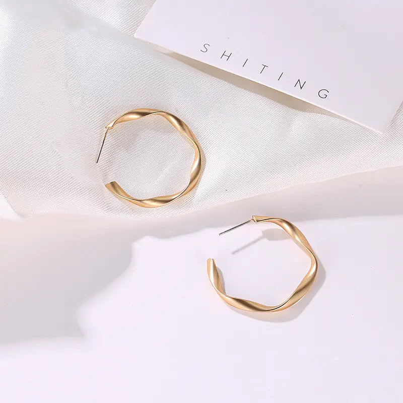 Geometric Hoop Earrings