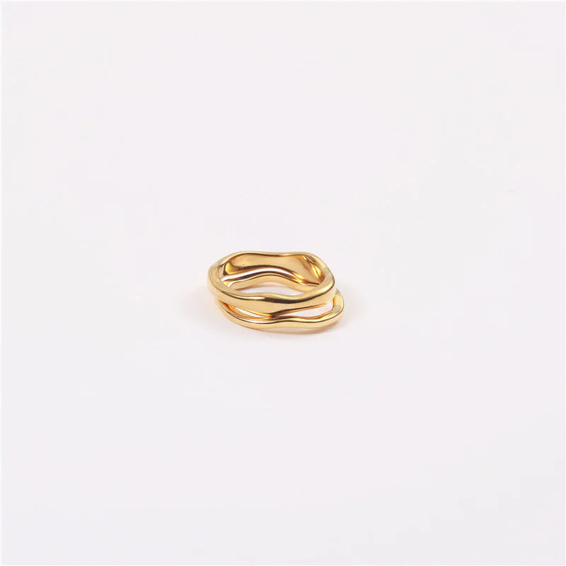 Wavy Gold Ring