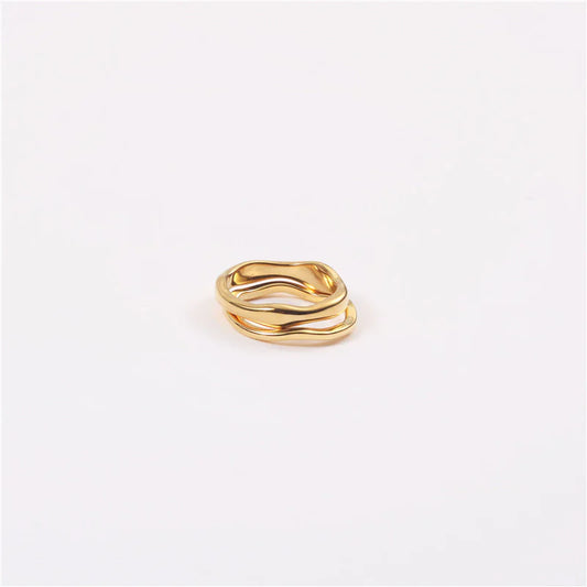Wavy Gold Ring