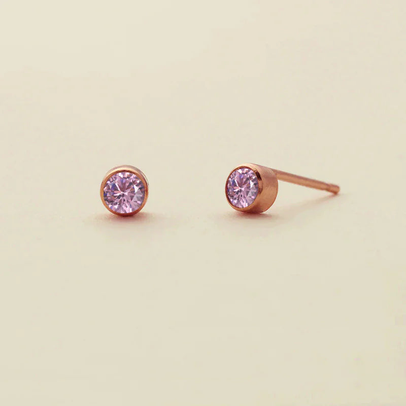 Amelia Birthstone Crystal Earrings
