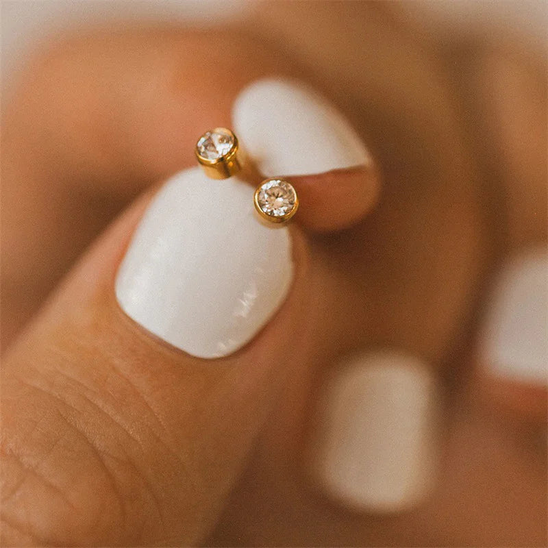 Amelia Birthstone Crystal Earrings