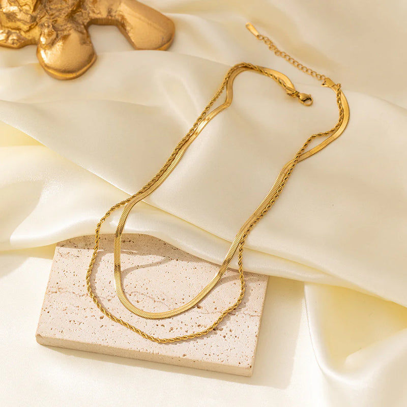 Double Chain Necklace