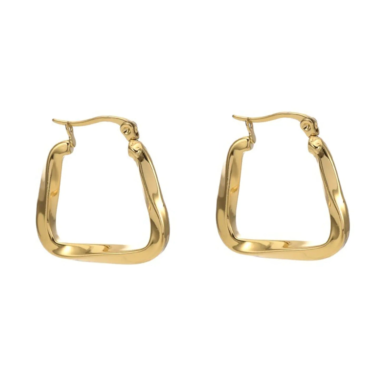 Geometric Hoop Earrings