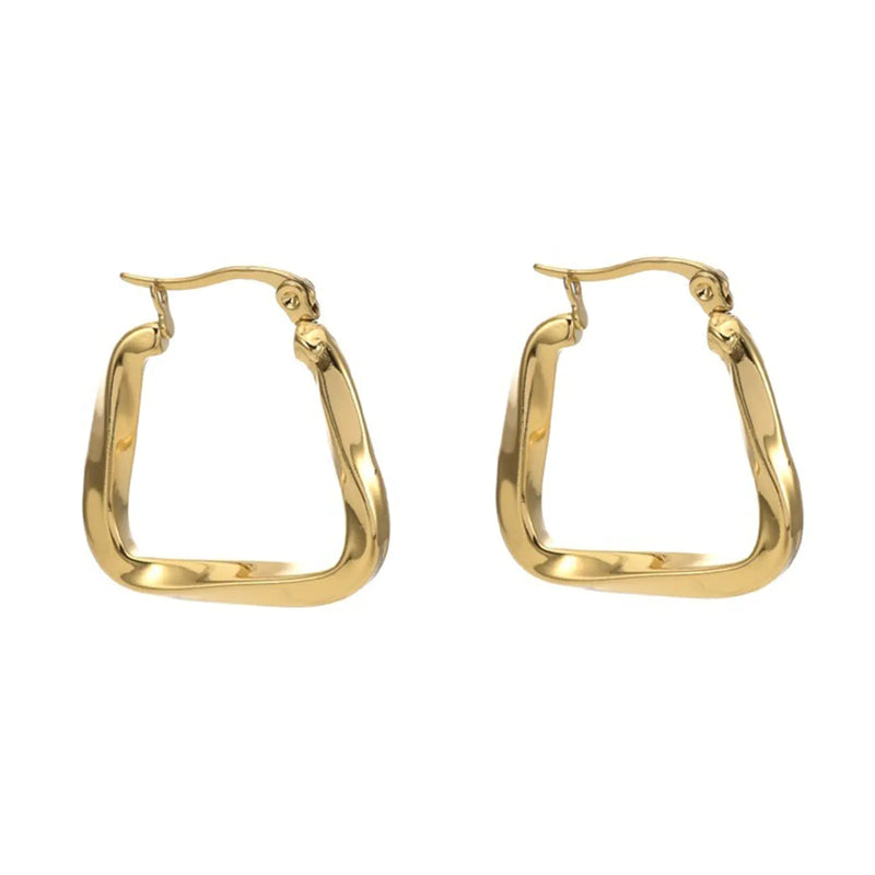 Geometric Hoop Earrings