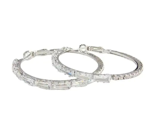 Studded Hoop Earrings