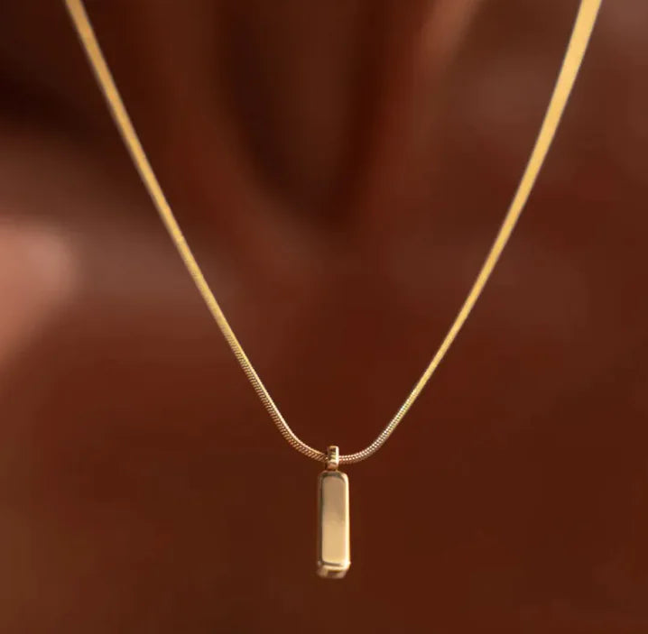 Vertical Bar Necklace