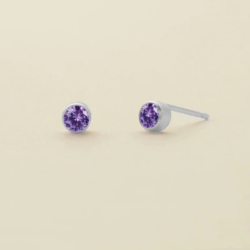 Amelia Birthstone Crystal Earrings