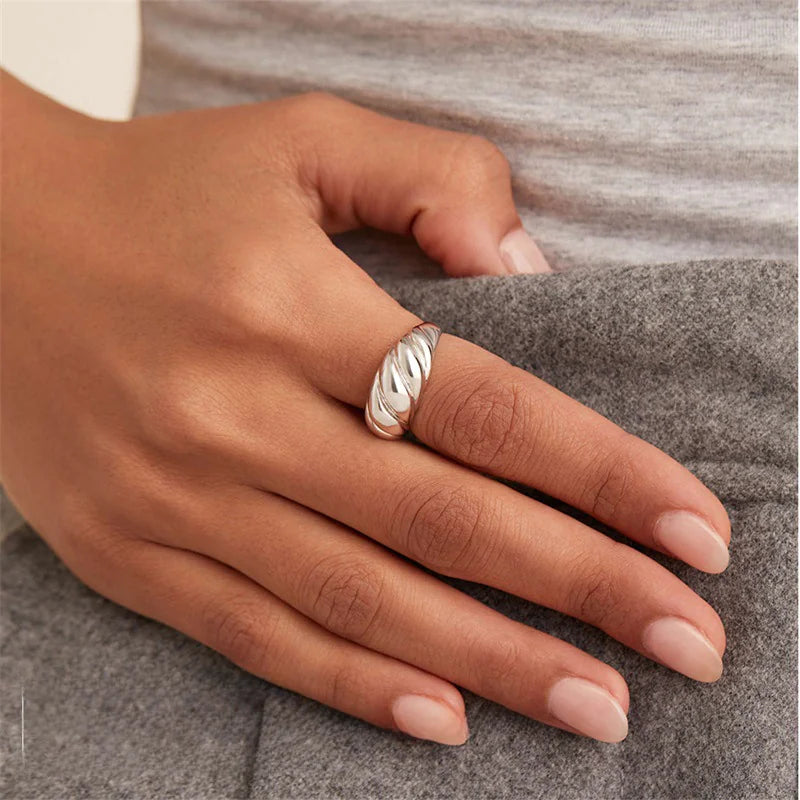 Chunky Gold-Plated Ring