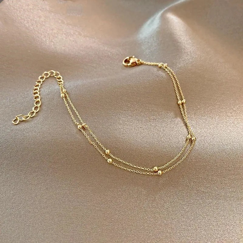 Double Layer Beads Bracelet