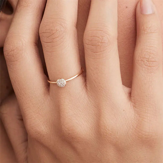 Dainty Solitaire Ring