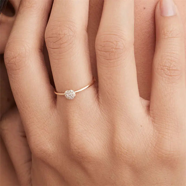 Dainty Solitaire Ring