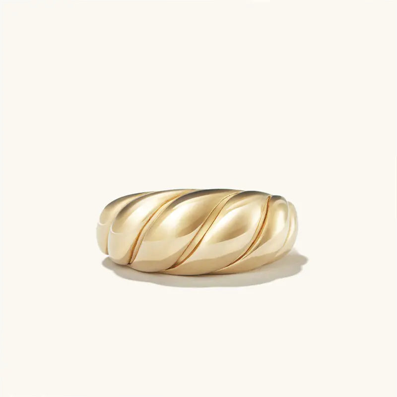 Chunky Gold-Plated Ring